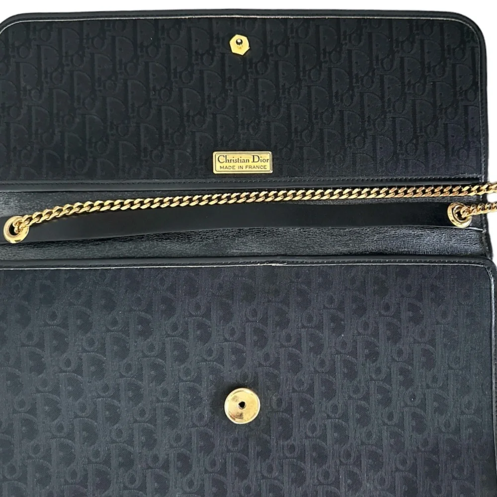 Christian Dior Black Trotter Shoulder Bag - Picture 6 of 15